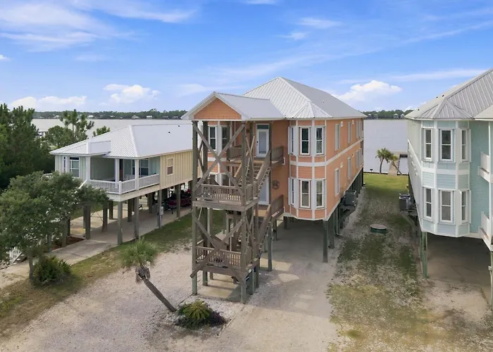 Krusty Krab Sleeps 10 Bay Views Pet-friendly Gulf Shores